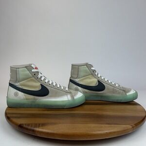 Big Kids Boys Nike Blazer Mid '77 GS Move To Zero Glacier Ice Sneakers Size‎ 6 Y